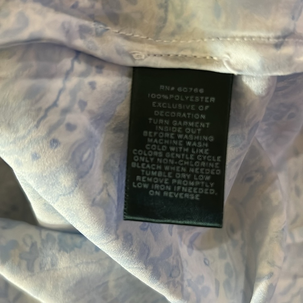 Lauren Ralph Lauren satin paisley nightgown - Picture 6 of 7